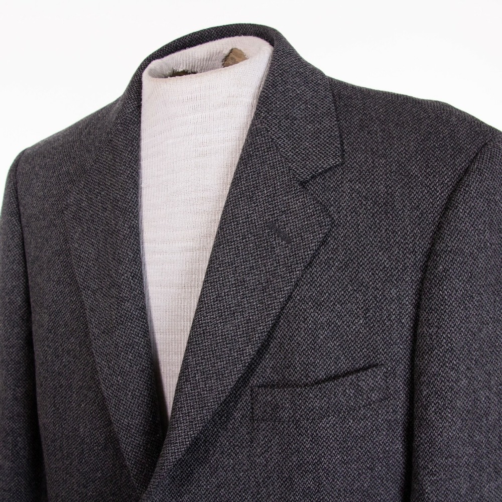 Brooks Brothers Mens 39R Gray Wool Sport Coat 2 Button - Picture 4 of 9